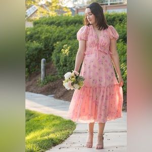 NEW LOVESHACKFANCY PINK DRESS